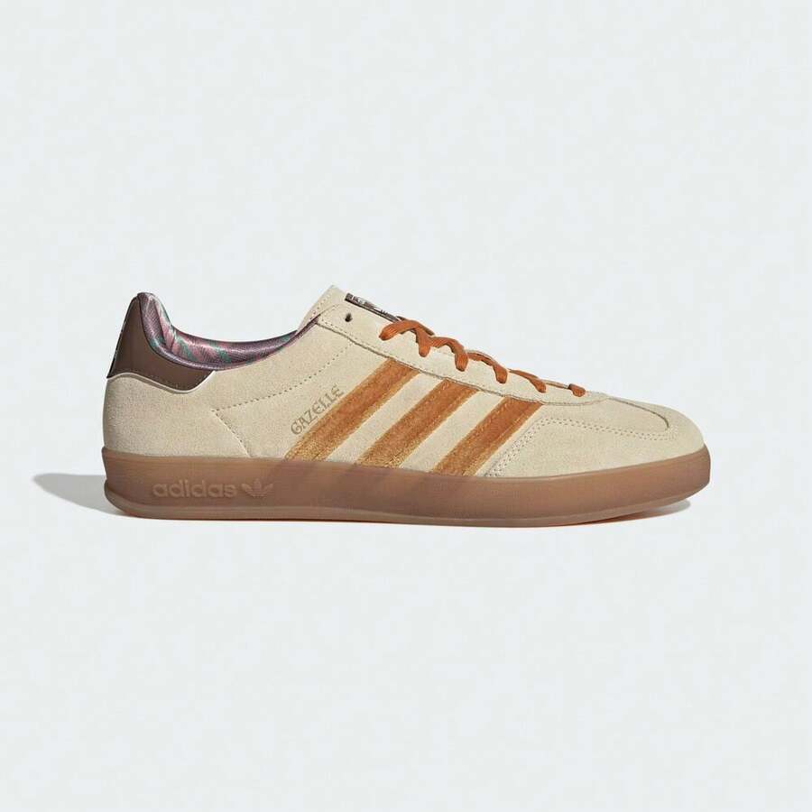 Adidas Originals Unisex GAZELLE INDOOR Casual Sports Shoes, Low-Top JR4502 - Coffee Brown - View 1