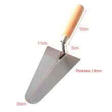 1PC Float Margin Trowel Bucket Stainless Steel Concrete Finishing Trowel Spatula Construction Tools Wall Plastering Hand Tool - Multicolor - View 15