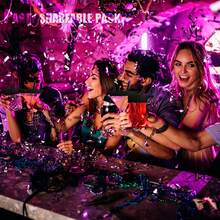 Anti-Drink Spiking Cup Lid, Party/Nightclub Spill-Proof & Leak-Proof Lid, Reusable Polyester Drink Covers With Straw Hole, Protect Party Beverages, Elastic Cocktail Cup Sleeves, No Electricity Required - Multicolor - View 7