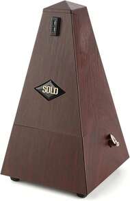 Vbestlife Metrónomo Mecánico, Metrónomo Instrumento Universal Seguimiento Ritmo Sonido Grande para Guitarra de Piano Y Violín - Blanco - Ver 1