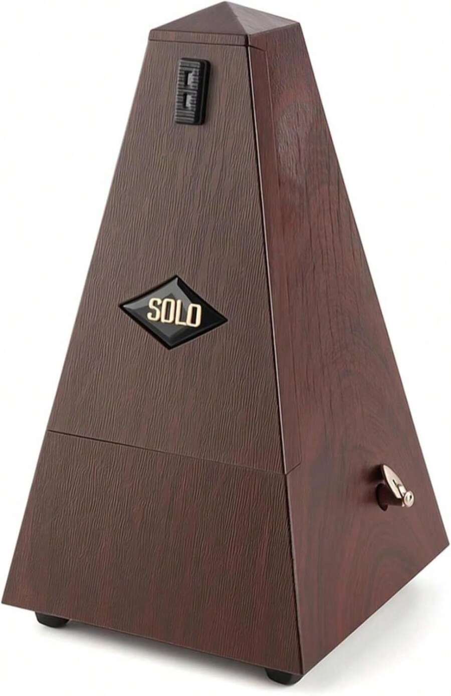 Vbestlife Metrónomo Mecánico, Metrónomo Instrumento Universal Seguimiento Ritmo Sonido Grande para Guitarra de Piano Y Violín - Blanco - Ver 1