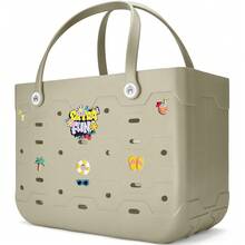 This Extra-Large Capacity EVA Women's Fashion Beach Bag Is A Multi-Functional, Lightweight, And Durable EVA Tote Bag Available In Multiple Colors And Sizes. It's A Casual Shopping Bag, EVA Tote Bag, EVA Shoulder/Handbag Tote Beach Bag, Suitable For Shopping, Travel, Beach, Pool, Camping, And Vacations. - Multicolor - View 29