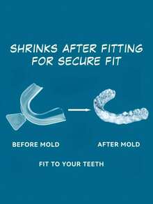 Transparent EVA Mouthguard, Breathable Design, With Protective Case, Suitable For Boxing, MMA, Taekwondo, Football, Basketball Training And Competition - Multicolor - View 3