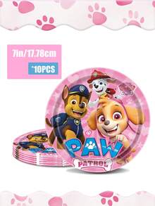 Paw Patrol 汪汪隊主題生日派對裝飾套組，一站式派對用品組合，包含橫幅、桌布與拍照道具的完整派對用品，適合生日慶祝與各種節日派對 - 彩色 - 查看 27