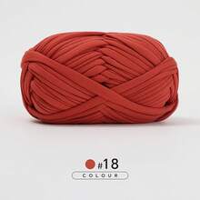 1 pezzo 100g Filato per magliette, 30m/pezzo Filato elastico per uncinetto e maglia fai-da-te, filato spesso per bretelle, filato per maglia fai-da-te per coperte, tappeti, progetti all'uncinetto, decorazione per la casa - Multicolore - Visualizzare 38