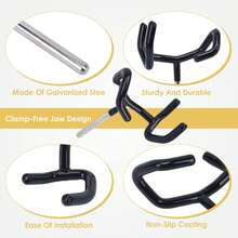 Boom Pole Holder, Boom Mic Holder, Boom Microphone Holder, Microphone Metal Boom Pole Holder Audio Boom Cradle Mount Stand, Boom Pole Holder For C-Stands And Mic Stands - Microphone Mount - View 7