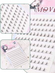 10 hàng/120 cụm mỗi hộp, mi giả phong cách anime Hàn Quốc & Nhật Bản, kiểu dáng C-curl tự nhiên & quyến rũ, nhẹ & thoải mái, tạo độ dày 3D & bền lâu, tăng độ dày khóe mắt ngoài, phù hợp cho người mới bắt đầu, mi giả lông chồn có thể tái sử dụng, làm thủ công. - C - Xem 2