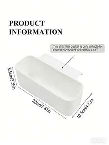 Kitchen Sink Strainer Basket, Suitable For Storing Leftover Food, Sponge, Soap, Dishcloth, Etc. Multi-Functional Slot Design, Applicable For Kitchen, Bathroom And Dining Room - One Size Fits All - View 4