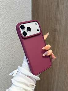 4pcs Skin-Friendly Matte Transparent Phone Cases In Black, Burgundy, Brown And Blue, Compatible With IPhone 17, 17 Pro, 17 Air, 17 Pro Max, 11, 11 Pro, 11 Pro Max, 12, 12 Pro, 12 Pro Max, 13, 13 Pro, 13 Pro Max, 14, 14 Pro, 14 Plus, 14 Pro Max, 15, 15 Pro, 15 Plus, 16, 16 Pro, 16 Pro Max, 16 Plus - Multicolor - View 7