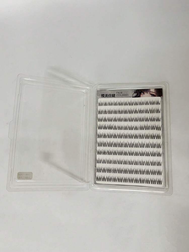 120 Clusters CC Curled False Eyelashes, Single False Eyelash, CC Curled Natural Makeup Effect, Comic Style False Eyelashes, Single False Eyelash, Home DIY False Eyelashes, Eyelash Clusters, Single False Eyelash, Eyelashes, False Eyelashes - CC - View 12