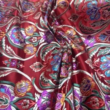 1pc High-Quality Gold Jacquard Satin Fabric, Elegant Floral Pattern, Suitable For DIY Home Decor And Garment Making, Great For Cushion Covers, Sofa Covers, Bags, Cheongsam And Performance Costumes. Size: 19.68/36/108/180 Inches Length, 29.5 Inches Width. Weight: 240g/Sqm. - Jacquard Fabric - View 13