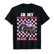 In My Monster Truck Mom Era Monster Truck Are My Jam T-Shirt - 黑色 - 查看 1