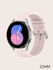 1pc 20mm / 22mm Plain Silicone Quick Release Watch Strap Compatible With Samsung Galaxy Watch 7/6/5/4,/ Vivoactive,Venu Unisex Smartwatch Accessories - Mouldless - View 21