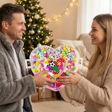 1 hộp/4500 chiếc Dây cao su nhiều màu với 15 màu dùng để làm vòng tay, vòng cổ, dây đeo điện thoại tự làm, màu sắc ngẫu nhiên - Nhiều màu - Xem 8