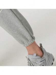 Nike Men's Autumn New Loose Sweatpants Sweatpants Cuffed Knitted Trousers - Grey - View 8