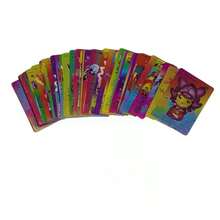 55pcs Pokemon Gold Foil Trading Cards, Pokemon Anime Character Cards In Black/Silver/Gold Foil, English Anime Game Cards Creative Tabletop Game Card Set, Random Patterns - Multicolor - View 9