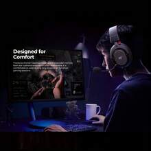HAVIT H2015E Gaming Headsets For PC, 53MM Drivers Surround Sound, Headset With Mic, Gaming Headphones With Mic, Clear Communication, Light-Weight And Skin-Friendly, Durable Aluminum Frame - 查看 3