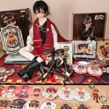 1件《地缚少年花子君》模型，放学后少年花子君3D雕像摆件，幽灵桌面装饰，送给朋友的最佳礼物，新年小礼物 - 彩色 - 查看 5