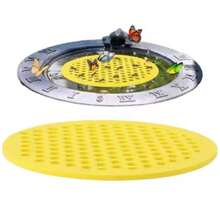 Floating Bee Island - Bee Waterer, Bee Insect Drinking Tray, Beekeeping Equipment, Insect Attracting Drinking Island Plate, Outdoor Garden Use - A - View 12