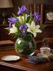 1Pc/3Pcs/6Pcs Clear Glass Moss Bowl/Bowls, Commercial Display Style For Boutique Retail Showcase, Florist Shop Window Display, Gift Shop Shelf, Art Gallery Lifestyle Exhibit, Hotel Lobby Decor, Hotel Room Amenity, Spa Lounge Arrangement, Tea House Decor, Cafe Table Accent, Restaurant Dining Table, Corporate Reception Area, Co-Working Space Decor, Trade Show Booth Display, Wedding Venue Decoration, Event Hall Styling, Bakery Shop Display, Bookstore Corner Decor, Beauty Salon Waiting Area. - Multiple Styles - View 3