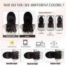 Japanese Style High-Level Jellyfish Head Straight Wig, Short Clavicle-Length Natural Air-Dried Wig, Full Head JK Japanese Style Wig - Dark Brown - View 9