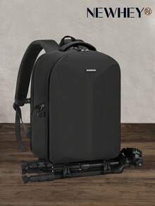 NEWHEY Mochila para cámara con carcasa rígida para DSLR/SLR, impermeable, con compartimento para portátil de 15.6 pulgadas, estuche profesional para cámara con funda contra la lluvia, mochila para fotografía con estuche para lente de cámara - Multicolor - Ver 2