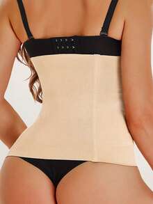 Seamless Body Shaping Waist Trainer, Invisible Waist Cincher, Waist Trimmer - Apricot - View 2