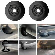 1/2/4件装雨刮臂孔保护盖 汽车挡风玻璃雨刮臂底部孔硅胶密封垫圈 防尘防落叶保护盖 适用于大多数汽车雨刮臂孔保护盖 - A - 查看 3