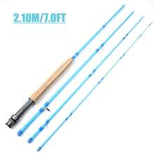 5/6# Ultralight Fly Fishing Rod, Super Soft & Lightweight, 1.98m/2.1m Modular Design - Multicolor - View 12