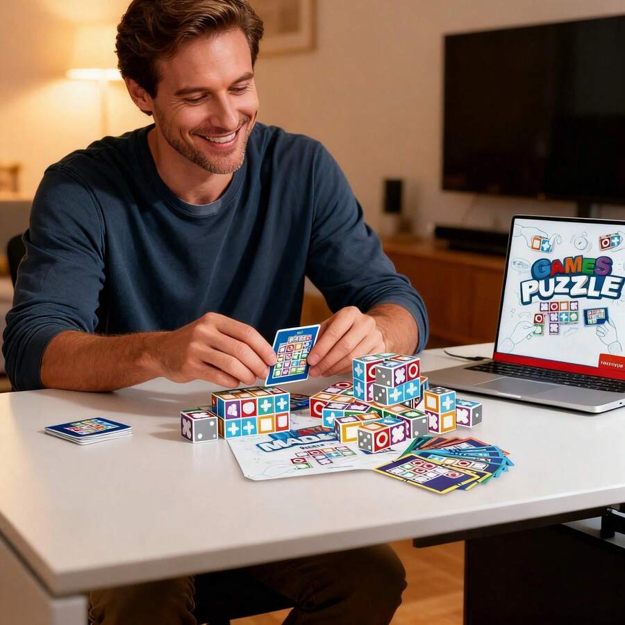 太空逻辑配对挑战——一款桌游，兼具快速反应观察游戏、聚会破冰游戏、多人互动竞技玩具和视觉识别训练游戏的功能，规则简单易懂，策略性强。 - 查看 1