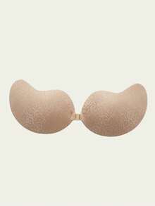 2对装无肩带隐形自粘硅胶乳贴：性感图案，适合吊带裙和婚纱。可提升和塑造小胸，打造丰满胸型。隐形芒果杯文胸乳贴 - 彩色 - 查看 18