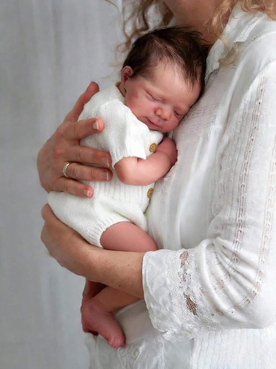 2026 Hot New 18 Inch Realistic Reborn Baby Doll Boy, Lifelike Newborn Baby Doll With Soft Cloth Body & Silicone Vinyl, Real Life Baby Dolls With Cute Accessories For Kids – Ideal Gift For Daily Relaxation & Entertainment – New Model - 經典的 - 查看 1