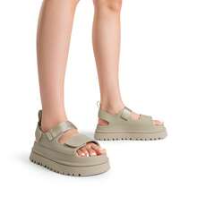 Sandalias de Plataforma para Mujer con Punta Abierta - Beis - Ver 7