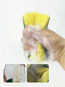 6pcs Set Car Polishing Care Set | Polishing, Waxing, And Buffing 3-In-1 | Professional Care Tools With Sponge Pads | Special For Car Detailing And Maintenance, Car Detailing, Polishing, And Waxing Sponge Wheel, Self-Adhesive Wool Ball Sponge Polishing Pad - One Size Fits All - View 10