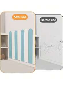 10片装自粘泡沫墙板，多种颜色可选，适用于客厅和卧室墙面装饰，也可作为3D墙面装饰使用。 - 自黏式 - 查看 3