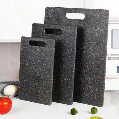 1/3pcs Marble Cutting Board Set, Household Fruit Chopping Board, Children's Food Board, Raw & Cooked Food Separation Board, Kitchen Food Prep Board