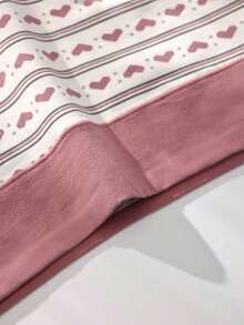 8 Pcs High Waisted Cotton Women's Underwear,Pink Print Ropa Interior Mujer,Soft And Comfortable Underwear For Women,Students Can Wear Women Panties Available In Plus Size Bragas Mujer - 粉色 - 查看 12