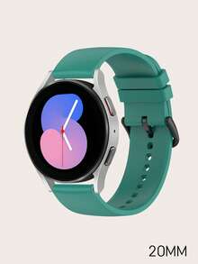 1pc 20mm / 22mm Plain Silicone Quick Release Watch Strap Compatible With Samsung Galaxy Watch 7/6/5/4,/ Vivoactive,Venu Unisex Smartwatch Accessories - Mouldless - View 30