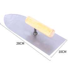 1PC Float Margin Trowel Bucket Stainless Steel Concrete Finishing Trowel Spatula Construction Tools Wall Plastering Hand Tool - Multicolor - View 14