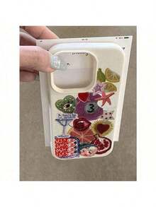 1pc Fashionable Premium Minimalist,1pc TPU Material Minimalist Fashion Ocean Lips Element Pattern Phone Case Compatible With IPhone 17/17 Pro Max/Air/17 Pro/16e/16 Pro Max/16/15/12 Pro Max/13/13 Pro Max/14/15/17/16 Pro/11 Pro Max/12, Personalized Stylish Protective Soft Shell, Unisex Design Protective Case Compatible With Samsung S24/A54/S23,[Local Warehouse Fast Shipping] Series Waterproof Shockproof Scratch Resistant - 1pc - 查看 6