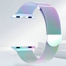 Compatible With Apple Watch Band 38mm 40mm 41mm 42mm 44mm 45mm 46mm 49mm Women Men, Stainless Steel Mesh Loop Magnetic Clasp Replacement For Apple Watch Series 11 10 9 8 7 6 5 4 SE3 SE2 Ultra 3 - 42(S3)/44/45/46/49mm - View 11