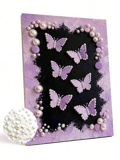 EGUARTE The New Pearl Painting Kit, Leopard Theme, Is A Frameless Craft, Perfect For Bedroom Decoration, Living Room Wall Art, Room Accent Art Craft Decoration. Perfect Gift For Friends And Family