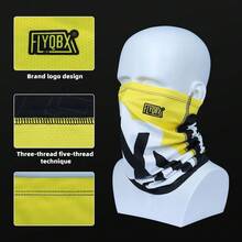 Fabulous Be Xtreme Multi-Functional Face Mask, Fashionable & Cool, Moisture-Wicking, Elastic, Suitable For Cycling, Running, Hiking, Fishing, All Seasons - Multicolor - View 7