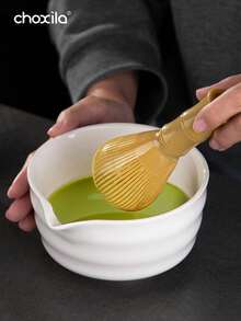 choxila 1个可重复使用的抹茶搅拌器，塑料抹茶搅拌棒，日式抹茶刷，抹茶搅拌工具配件，可用洗碗机清洗，易于清洁 - Tea Whisk - 查看 6