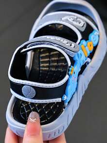 2026新款男童卡通可爱软底沙滩凉鞋，幼儿/小童/大童夏季款 - 灰色 - 查看 5