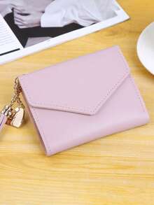 Customized Heart-Shaped Tassel Wallet, Personalized Text Women's Card Holder, Bridesmaid Gift, Newlywed Gift, Perfect Gift For Girlfriend - Multicolor - View 12