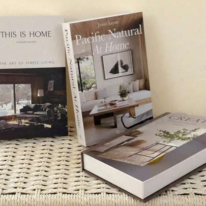 2个/1个装饰性仿书收纳盒，经典北欧风格，多功能收纳盒，可存放钥匙、珠宝和小物件，翻盖设计，适合客厅和办公室装饰，也适用于家庭、书房、学校、办公室和书店装饰，设计优雅，表面光滑。