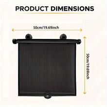 1-Piece Installation, Extendable Car Sunshade Curtain, Multiple Sizes Available, UV Protection And Glare Reduction, Easy Sliding, Portable Storage, Suitable For Cars, SUVs, And Trucks. Durable Sun Protection Material. Car Window Sunshade. Practical And Efficient Style. Extendable + UV Protection + Universal Compatibility + Portable Storage Design. Sun Protection And Heat Insulation For Car Travel. For Daily Use In Vehicle Scenarios. - Multicolor - View 11