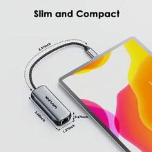 USB-C 转以太网适配器 | 5Gbps 高速网络 | 95W 快充 | 兼容 MacBook/Windows/Linux | 铝合金外壳 | 即插即用 - 查看 8