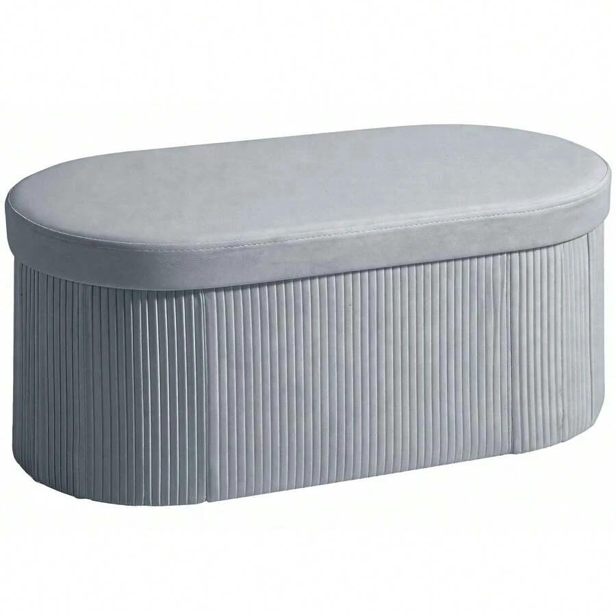 HOMCOM Storage Benches & Ottomans - Dark Grey - View 1